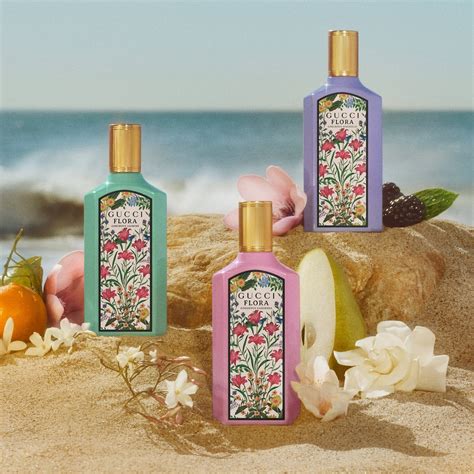 perfume notes of gucci flora eau fraiche|Gucci Flora magnolia samples.